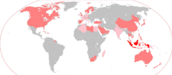 Map of Indonesian language sphere - Linguistic map