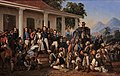 Depiction of Diponegoro's arrest in 1830