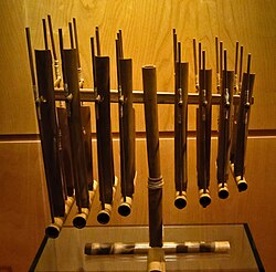Angklung del Museu de la Música de Barcelona
