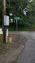 Sign for Beverage Knob Rd in Rock Cave, West Virginia, US, 7 August 2023.jpg