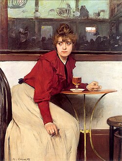 "Au Moulin de la Galette.jpg" (by Ramon Casas), originally uploaded by User:Lohen11