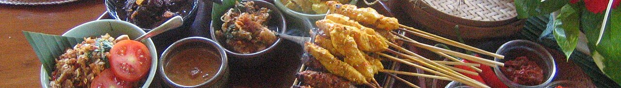 A Balinese cuisine rijstaffel