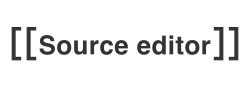 Source editor