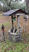 Wooden well in Morriston, Florida, US, on 23 January 2021.jpg