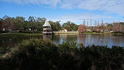 Facing north, Robert L. Cole, Sr. Community Lake on 17 Jan 2025.jpg