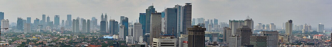 Indonesian capital city of Jakarta